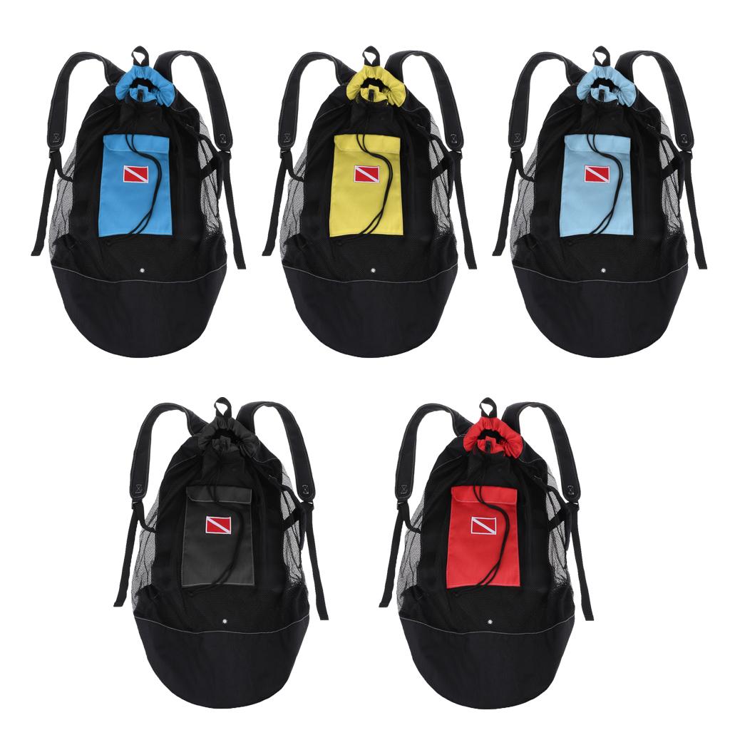 Изображение товара: Сетчатый рюкзак для подводного плавания с аквалангом, сумка для дайвинга, сумка для сухого погружения, пляжный плавник, плавник, маска, сетчатый рюкзак, сумки для дайвинга