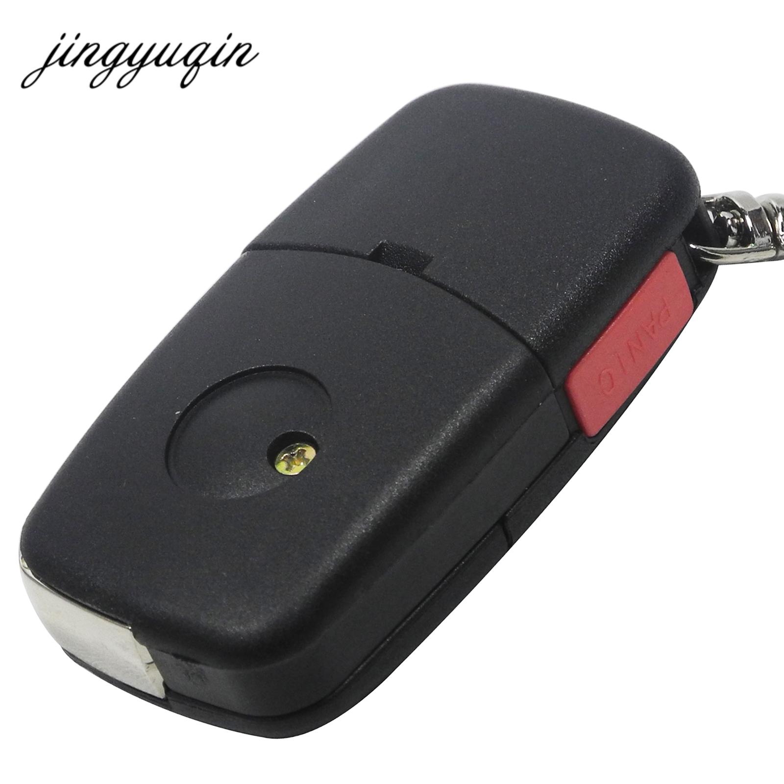 Изображение товара: Jingyuqin 10 шт./лот флип-брелок для автомобильного пульта дистанционного управления чехол для VW 4/3 + Painc Passat Jetta Golf Beetle 3 кнопки Fit CR1616/CR1616