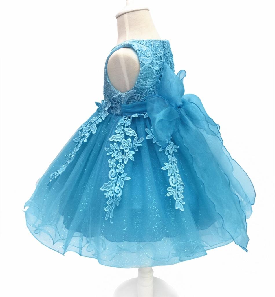 Изображение товара: Детское кружевное платье-пачка, для девочек, на день рождения, элегантное платье для подружки невесты, 2019