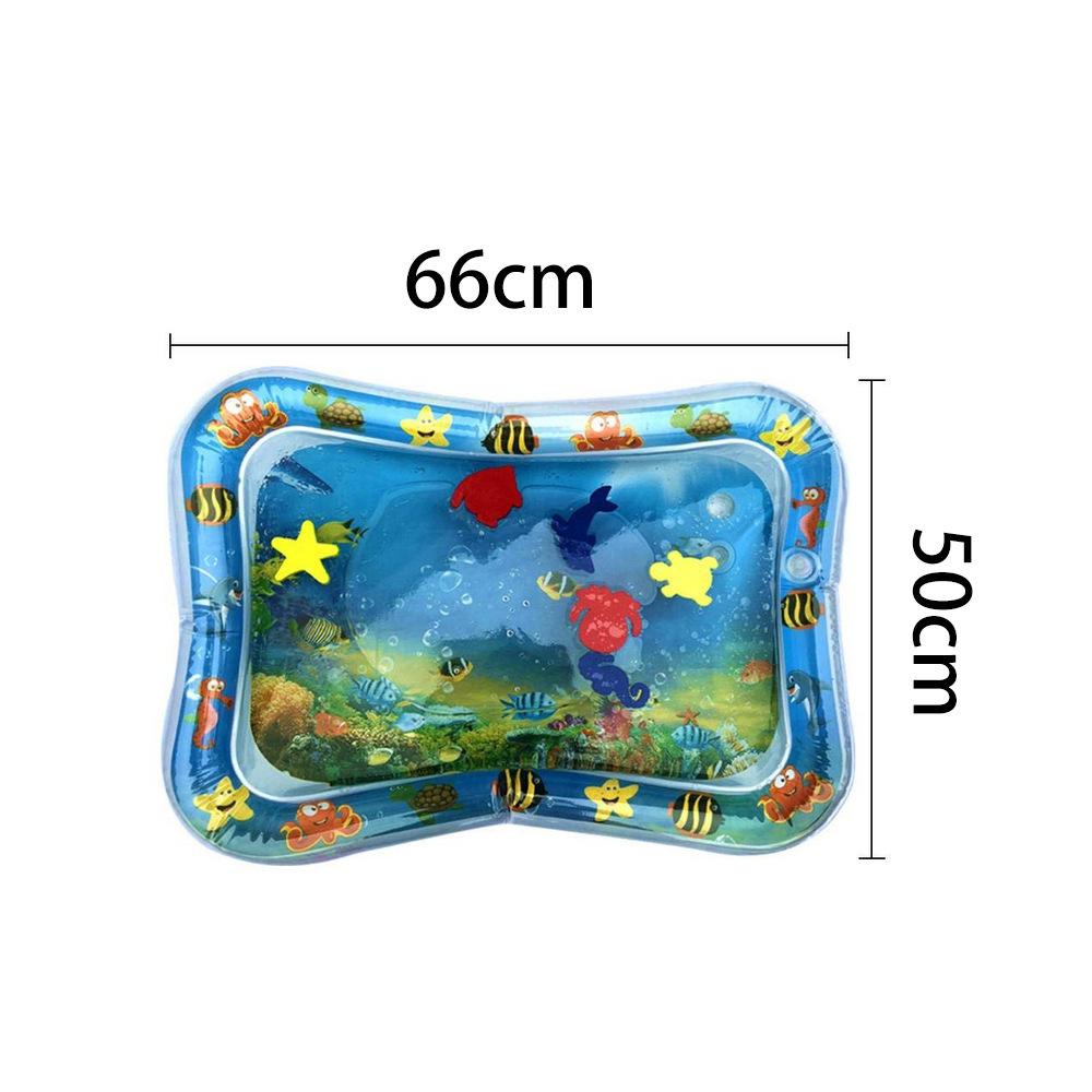 Изображение товара: Детский утолщенный ПВХ коврик для прыжков во время живота, водный игровой коврик, игрушки, надувной игровой водный коврик для малышей