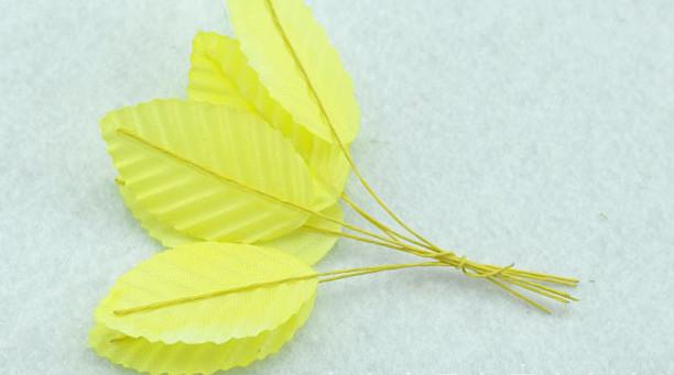 Изображение товара: 10 шт. миниатюрные нейлоновые шелковые листья, искусственный цветок для свадебного украшения, венок «сделай сам», подарок, скрапбукинг, ремесло, искусственный цветок