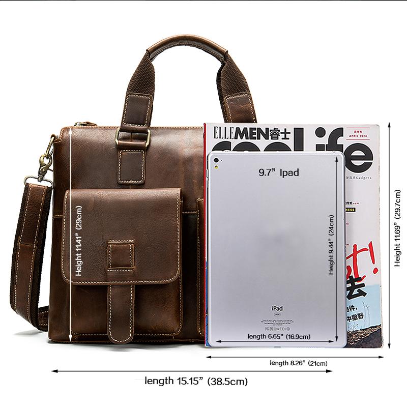 Изображение товара: Мужские сумки MVA из натуральной кожи, сумки для ноутбука для мужчин, деловой портфель, сумка-мессенджер, мужской кожаный дизайнерский портфель для компьютера s 260