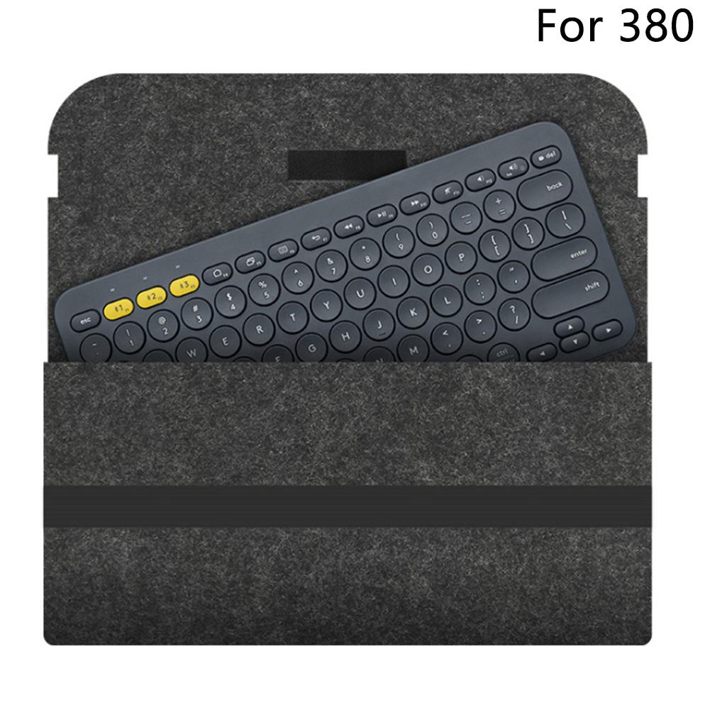 Изображение товара: Сумка для хранения клавиатуры, защитная переносная Гибкая Противоударная сумка, аксессуары для переноски, компактный чехол для Logitech K380