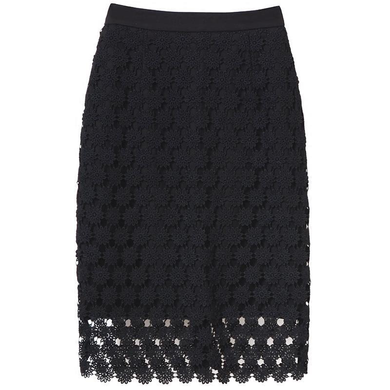Изображение товара: Женская кружевная юбка-карандаш, летняя юбка с высокой талией