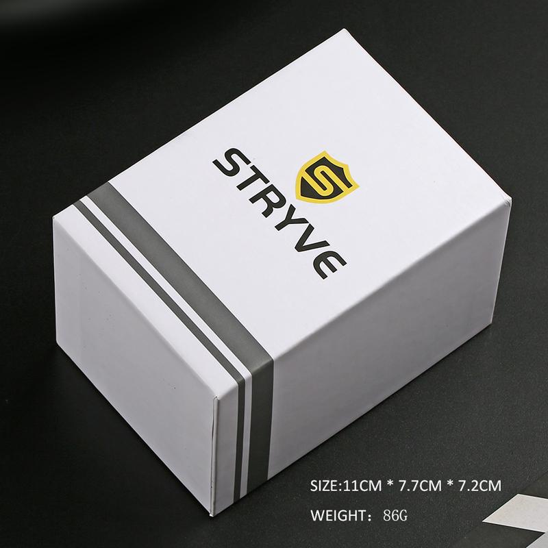 Изображение товара: STRYVE брендовая Роскошная коробочка для часов бумажная Женская Мужская Подставка под часы дисплей прямоугольная коробка для хранения Органайзер часы в подарочной коробке чехол