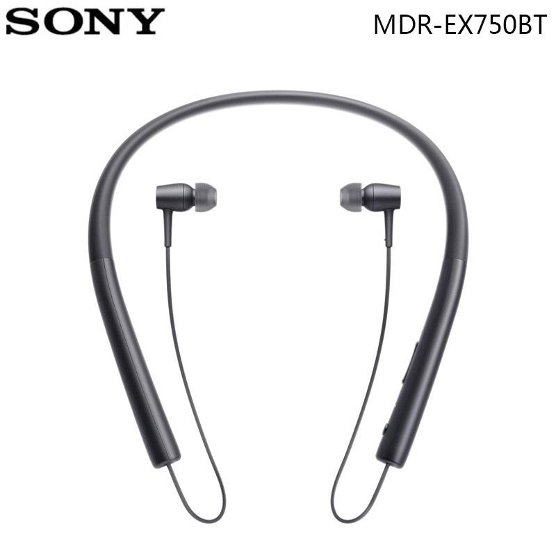 Изображение товара: Оригинальные беспроводные Bluetooth-наушники SONY MDR-EX750BT, стереонаушники, Спортивная аудиогарнитура с высоким разрешением и микрофоном