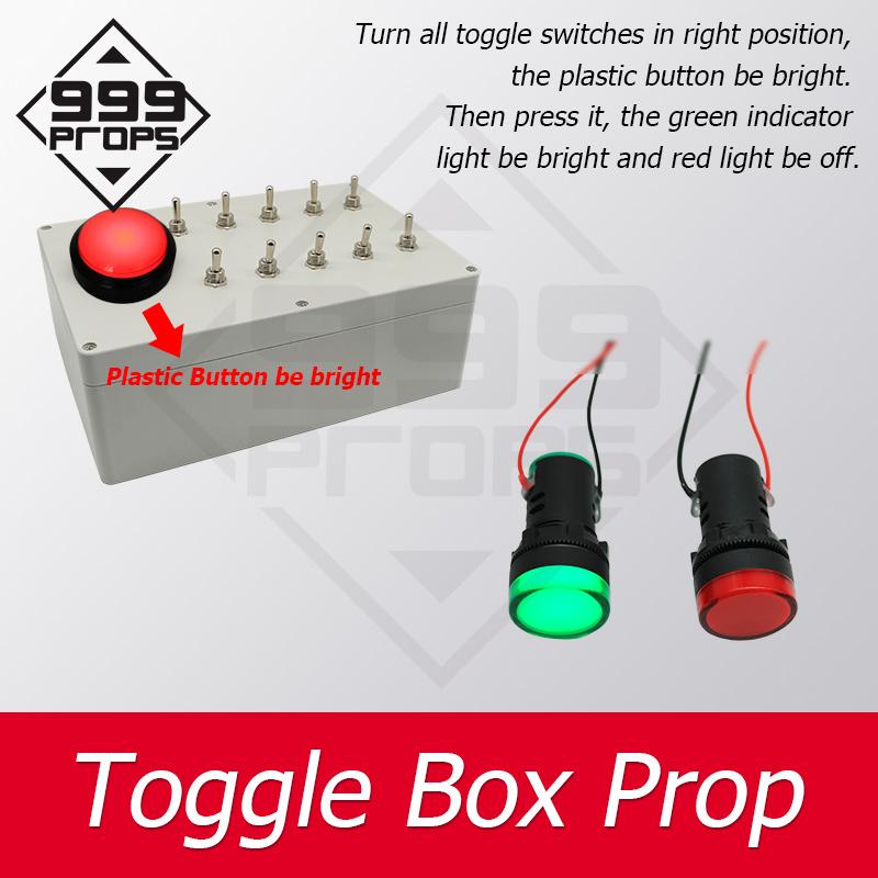Изображение товара: Распределительная коробка переключения Опора Эскейп-рум превратить все тумблеры в правильное положение, чтобы открыть замок или включи светильник 999 реквизит