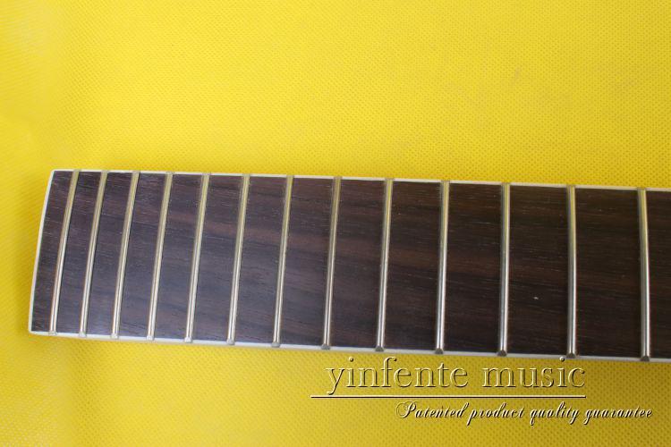 Изображение товара: Новый Переплет one good 22 лада, необработанная электрическая гитара, шейка 0110 # Кленовая, розовая, деревянная гриф