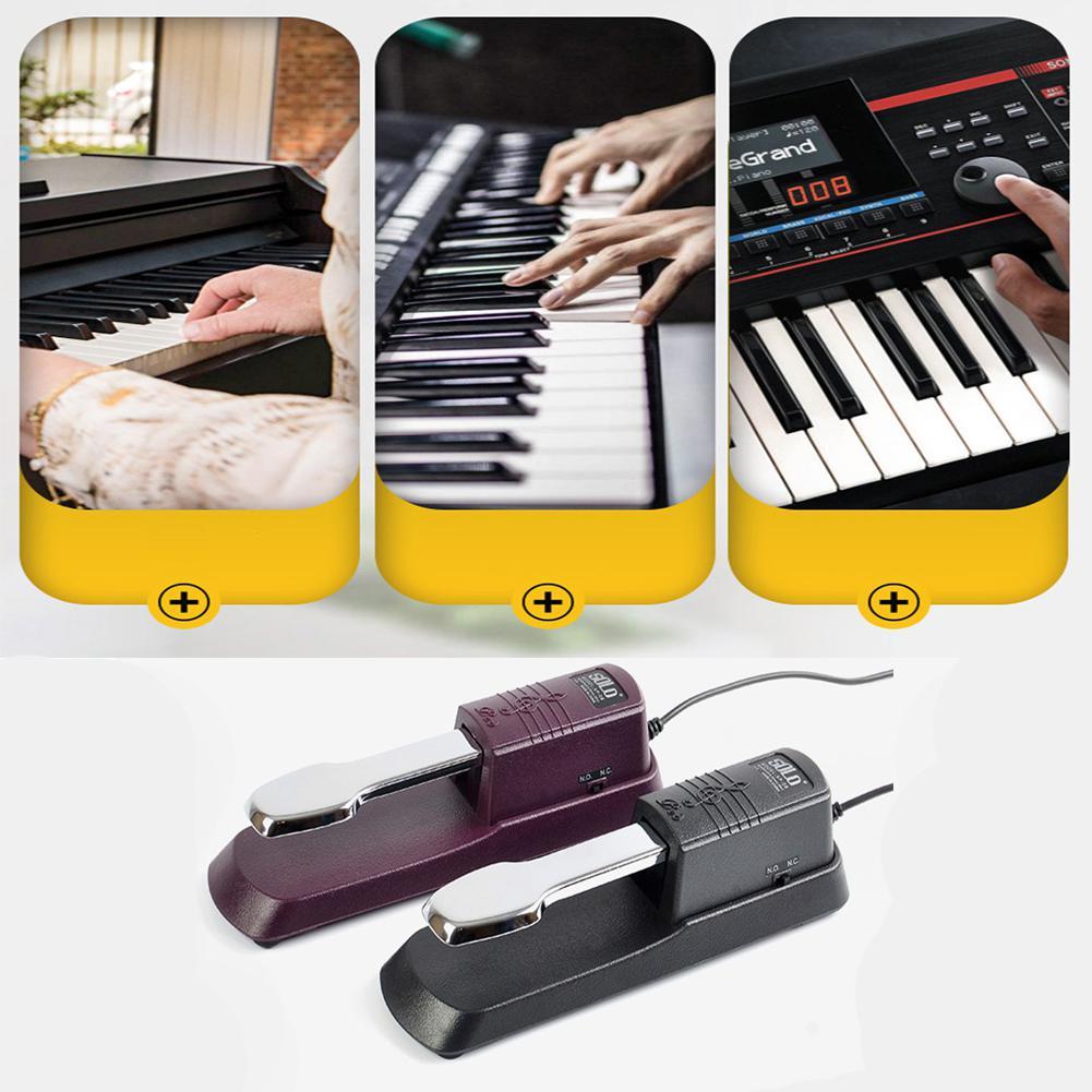 Изображение товара: SP-08 Piano Sustain Демпферная педаль MIDI для поддержки клавиш педаль для электрического пианино электронная клавиатура орган