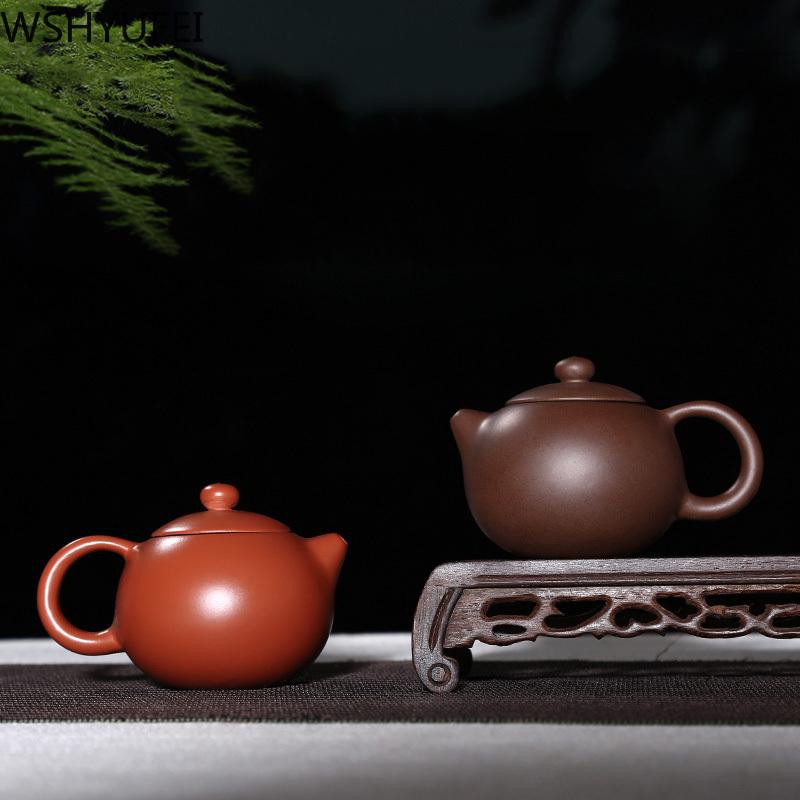 Изображение товара: Чайный сервиз, чайный сервиз, чайный сервиз пуэр и Улун, Лидер продаж с подарком, фиолетовый песок, фиолетовый грязевой чайник ручной работы