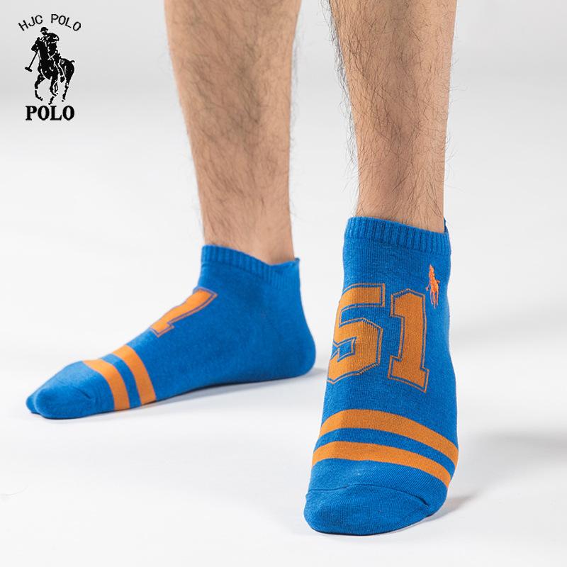 Изображение товара: Высококачественные дышащие забавные Брендовые мужские носки-поло с вышивкой хлопковые спортивные носки мужские деловые повседневные носки разных цветов оптовая продажа