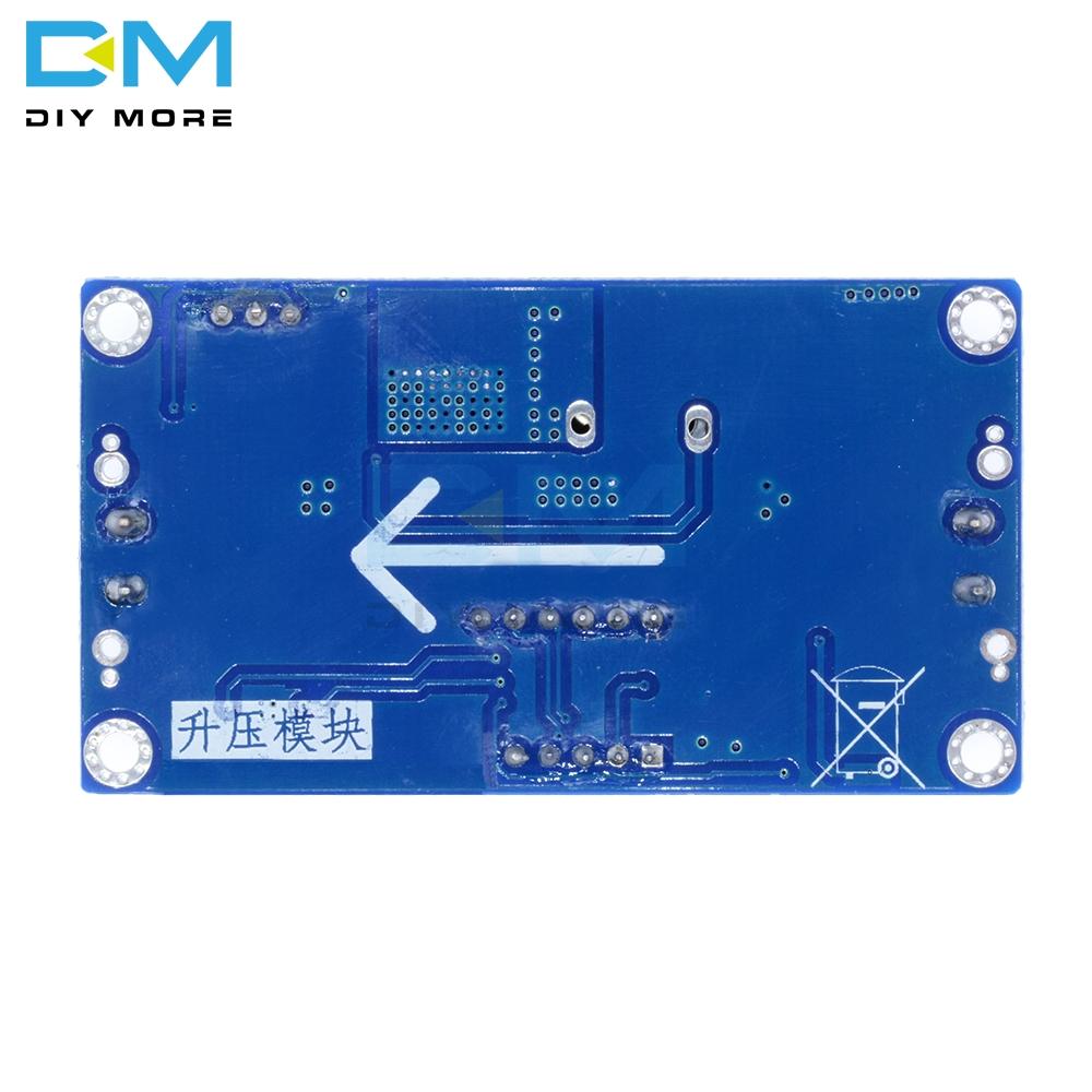 Изображение товара: DC-DC 4,5-32 В до 5-35 В XL6009 Повышающий Модуль питания светодиодный вольтметр без изоляции 4A Max не синхронный выпрямитель