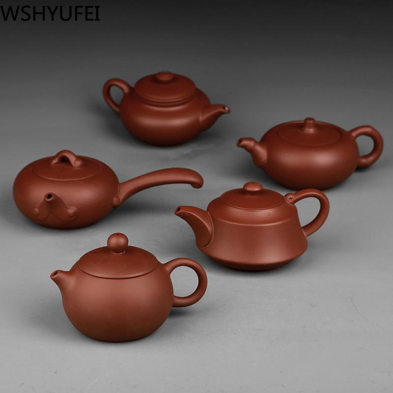 Изображение товара: Аутентичный античный горшок эскиз ремесленника домашний подарок Кунг фу чайник Shih Tzu чайник ручной работы модный чайный сервиз