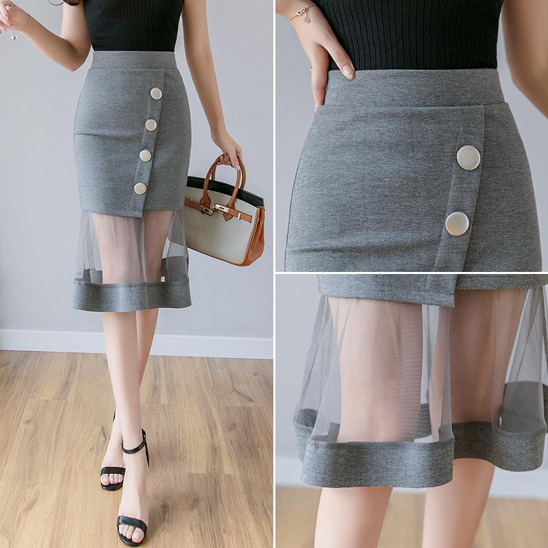 Изображение товара: Женская юбка-карандаш с высокой талией, облегающая юбка-годе