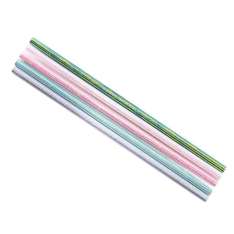 Изображение товара: 25 шт. разноцветная бумага соломинки для коктейля одноразовая посуда радужные соломинки для детей день рождения Свадебные украшения