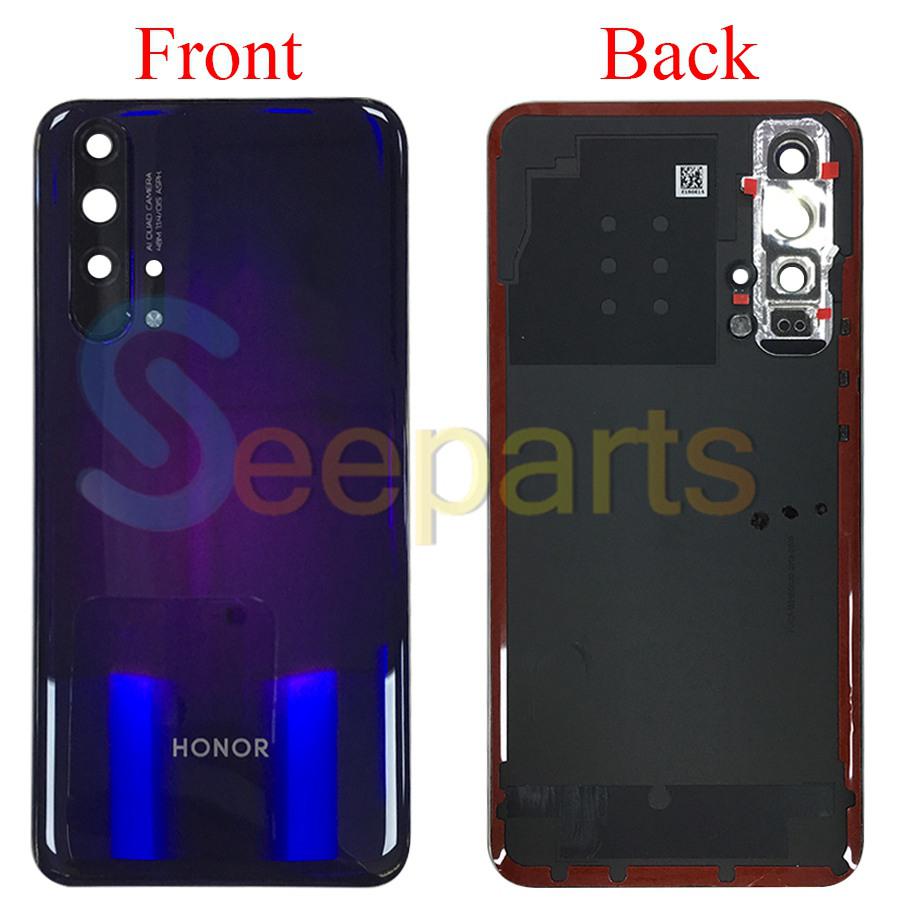 Изображение товара: Новый оригинальный чехол для аккумулятора Huawei Honor 20 Pro, задняя крышка корпуса, задняя крышка батарейного отсека Honor 20, запасные части