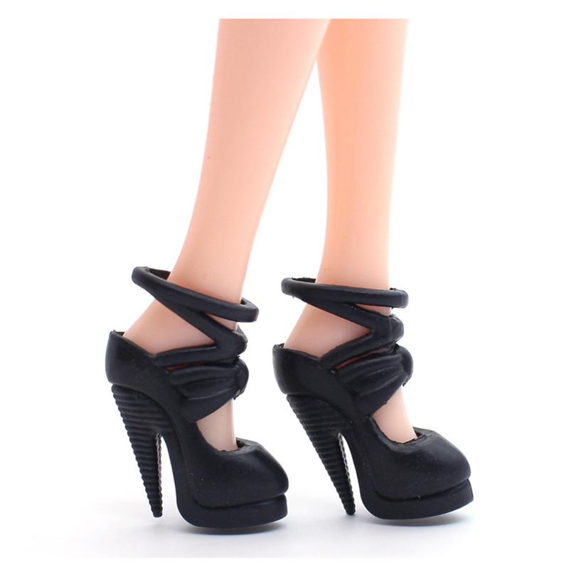 Изображение товара: 10 пар обуви для кукол аксессуары Смешанная обувь сандалии аксессуары для кукол 30 см игрушки для девочек DIY подарки