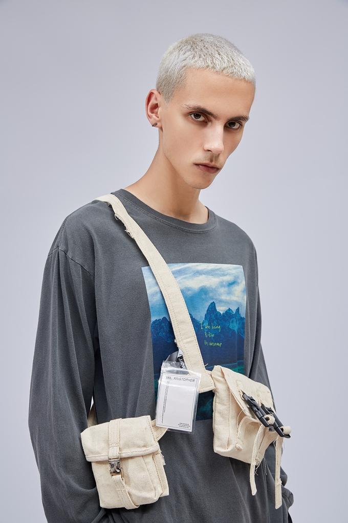 Изображение товара: Поясная сумка для мужчин, тактическая, функциональная, уличная, 2019