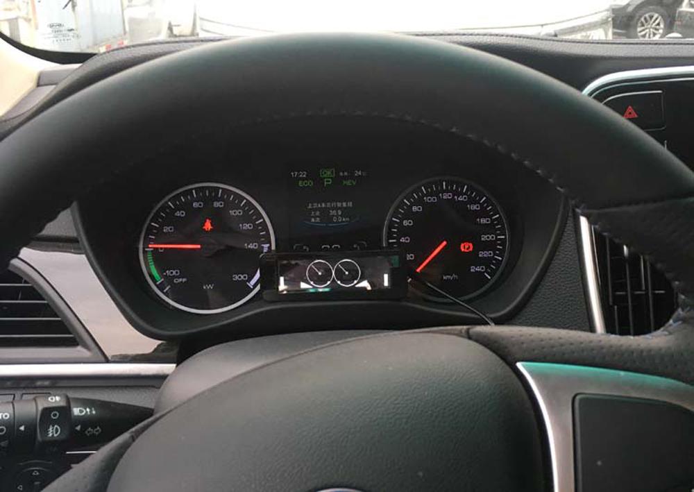 Изображение товара: Автомобильный усилитель с OLED-дисплеем, Автомобильный анализатор аудиоуровня, 3 дюйма, с УФ измерителем, clcok temp