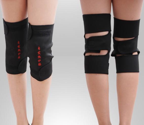 Изображение товара: 1 пара, турмалиновый самоподдерживающийся наколенник с подогревом, магнитная терапия, поддержка колена, турмалиновая повязка на колено, бандаж, пояс, массажер для колена