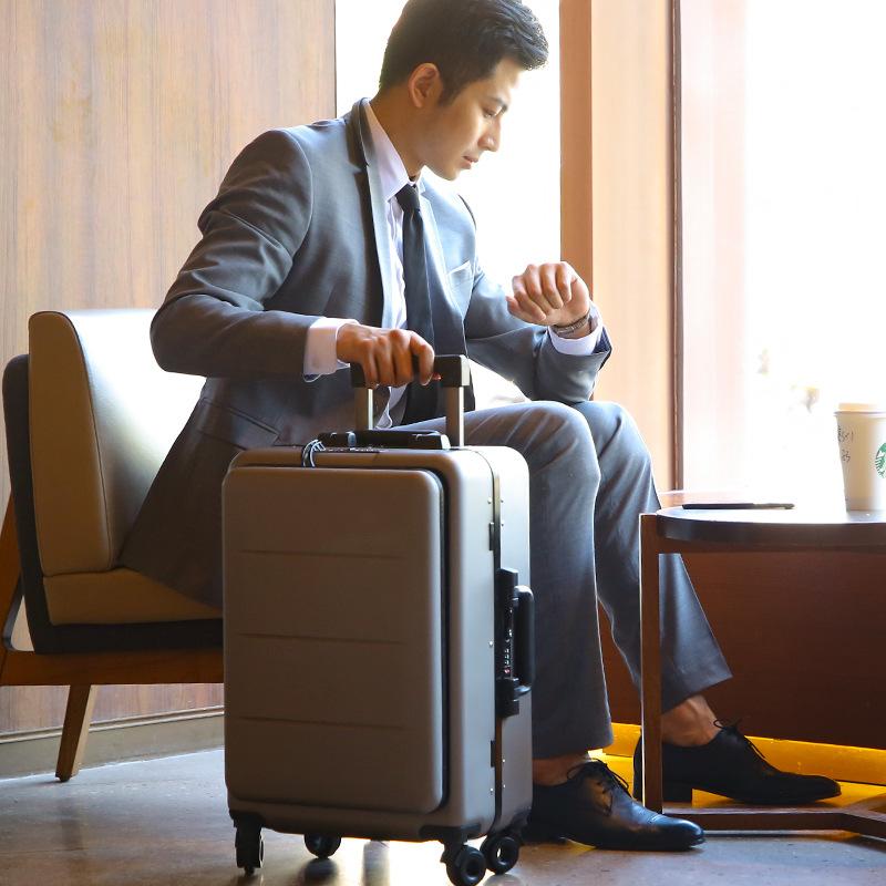 Изображение товара: 18''Cabin дорожный костюм чехол на колесах с сумкой для ноутбука креативный багаж для мужчин креативный чемодан на колесиках чехол 20/24 дюймов большой чехол