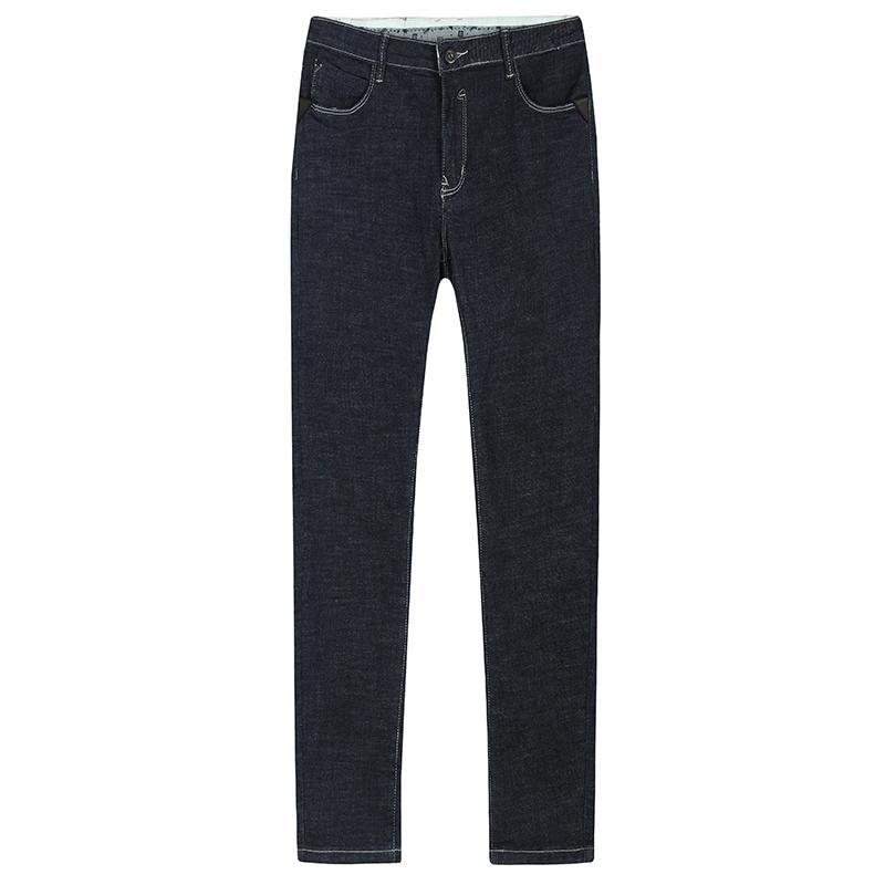 Изображение товара: Модные синие хлопковые мужские повседневные джинсовые брюки-карандаш для зауженного кроя, длинные прямые джинсы, Мужская одежда, брюки, новинка весны 2022, 278
