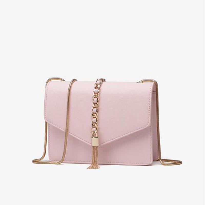Изображение товара: Новые женские сумки-мессенджеры, роскошные женские сумки, дизайнерские модные сумки на плечо с кисточками и цепочкой, маленькие сумки через плечо для женщин, 2019