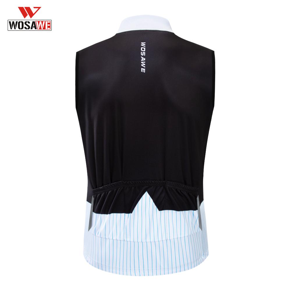 Изображение товара: Светоотражающий Жилет для бега WOSAWE, Трикотажный жилет из сетчатой ткани с завязкой, одежда для велоспорта