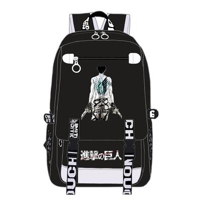 Изображение товара: Рюкзак с аниме «атака на Титанов», сумка на плечо для ноутбука, повседневный дорожный ранец, вместительная сумка для книг для подростков