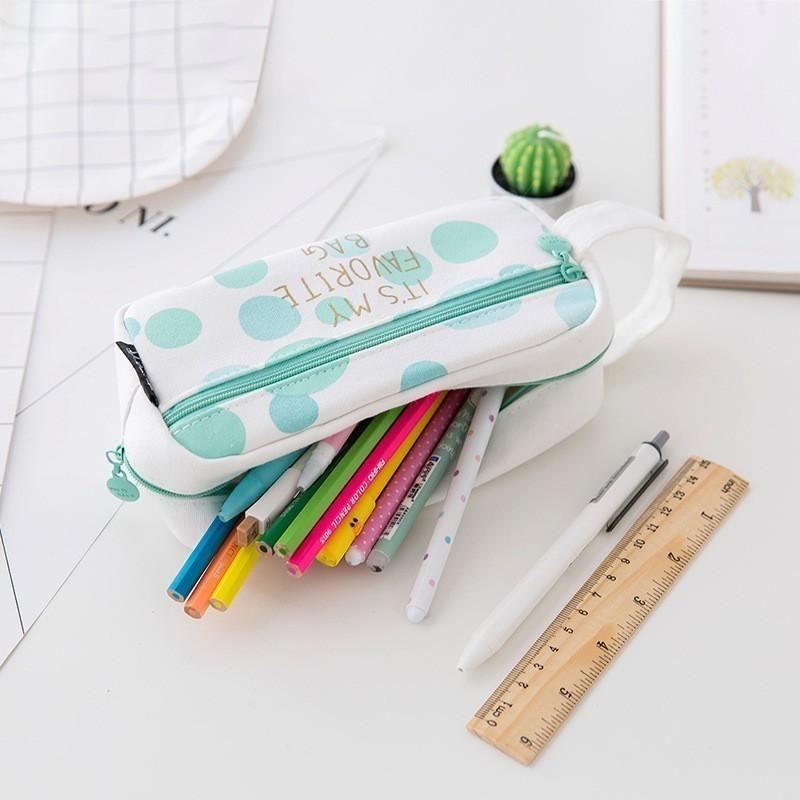 Изображение товара: Kawaii большой емкости, тканевые школьные Пеналы, креативные милые пеналы для ручек, сумка для офиса, стационарные принадлежности, 04939, 1 шт.