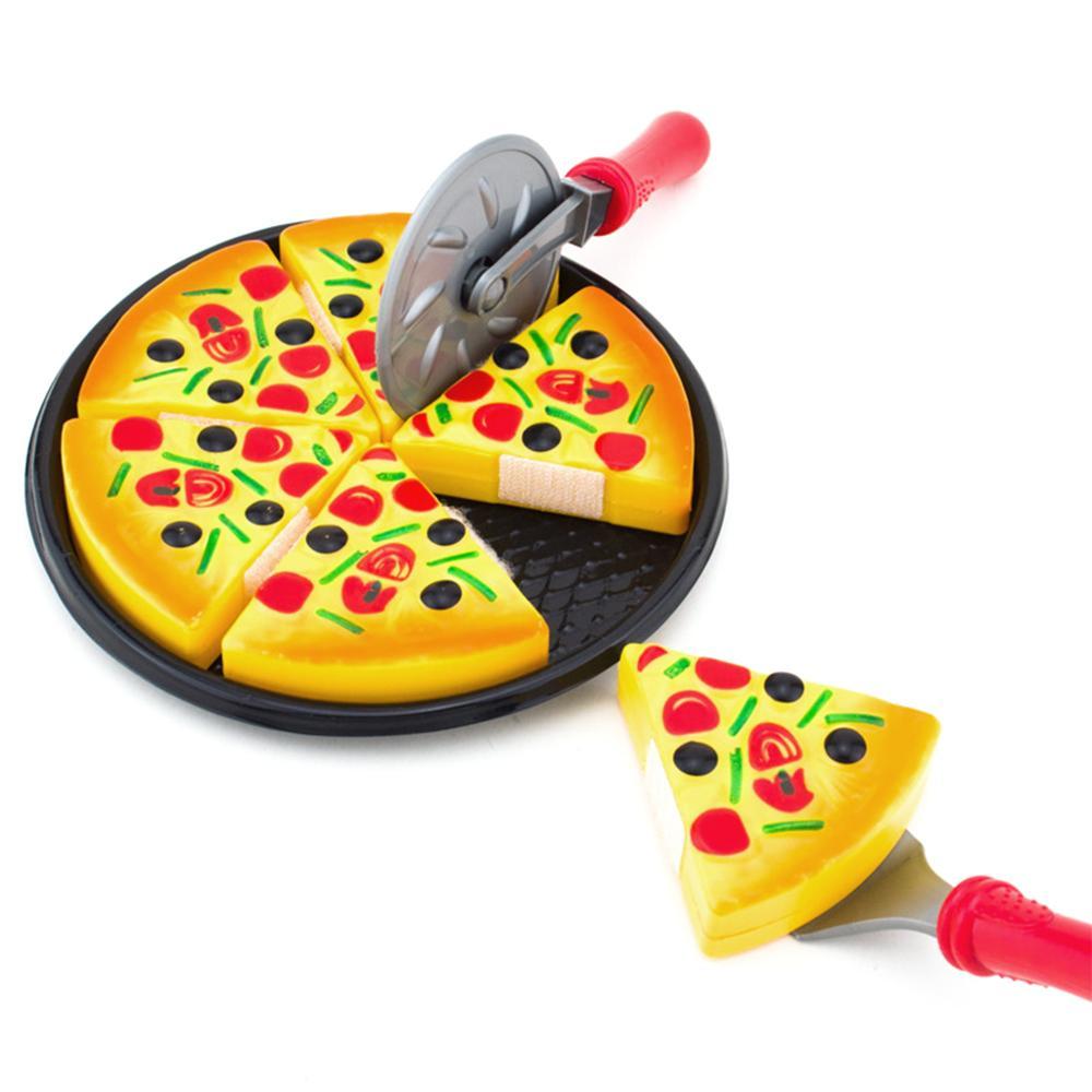 Изображение товара: Детская кухня пицца для детской вечевечерние фаст-фуд ломтики режущие игрушки для ролевых игр