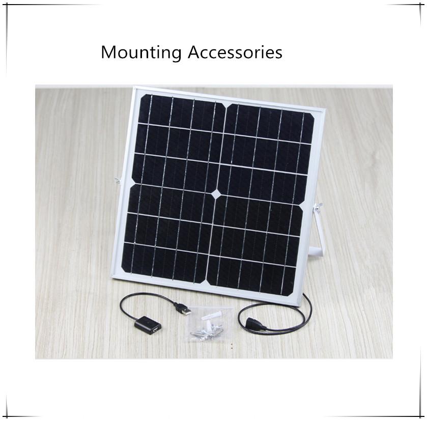 Изображение товара: 6V 15W 2.5A монокристаллиномеоно солнечная панель с поддержкой фотоэлектрических панелей мобильный телефон зарядка сокровище пригород