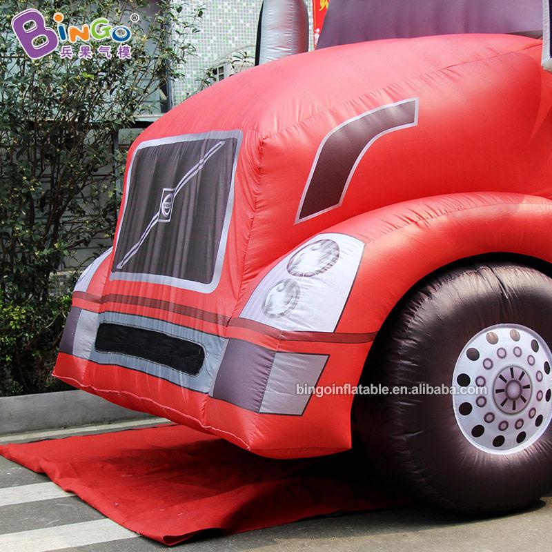 Изображение товара: Персонализированные 9,3x3,1x4,8 метров гигантский надувной грузовик/большой грузовой автомобиль надувной для украшения игрушек