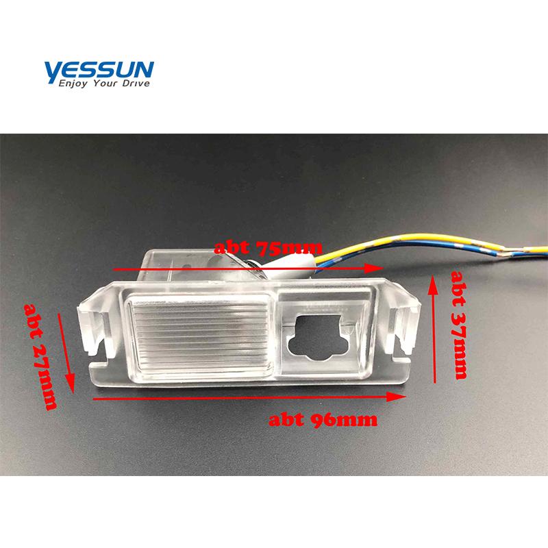 Изображение товара: Автомобильная камера заднего вида Yessun, камера для камеры заднего вида Hyundai I10/I20/I30/Elentra/Touring /Elentra GT/камера с ночным видением для номерного знака