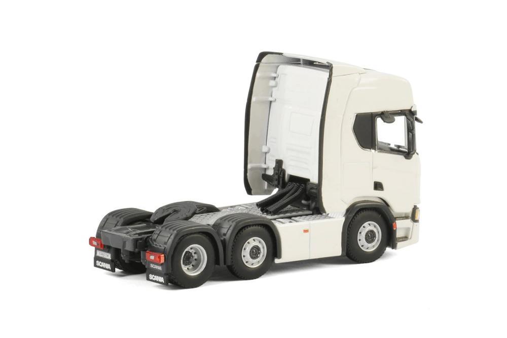 Изображение товара: Коллекционная модель из сплава, подарок WSI 1:50 Scania R HIGHLINE CR20H 6x2, двухбортный грузовик, трактор, прицеп, литые игрушки, модель, украшение