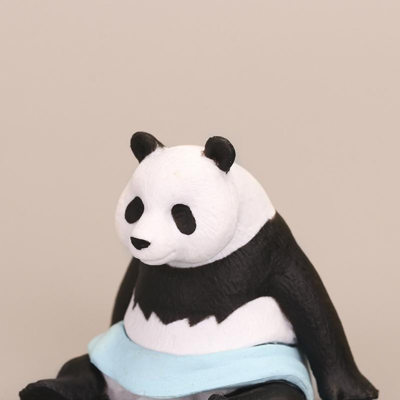 Изображение товара: 5 шт. ПВХ моделирование животных фигурка игрушки полярный медведь панда собака енот модель животного игрушки для детей модель животного кукла