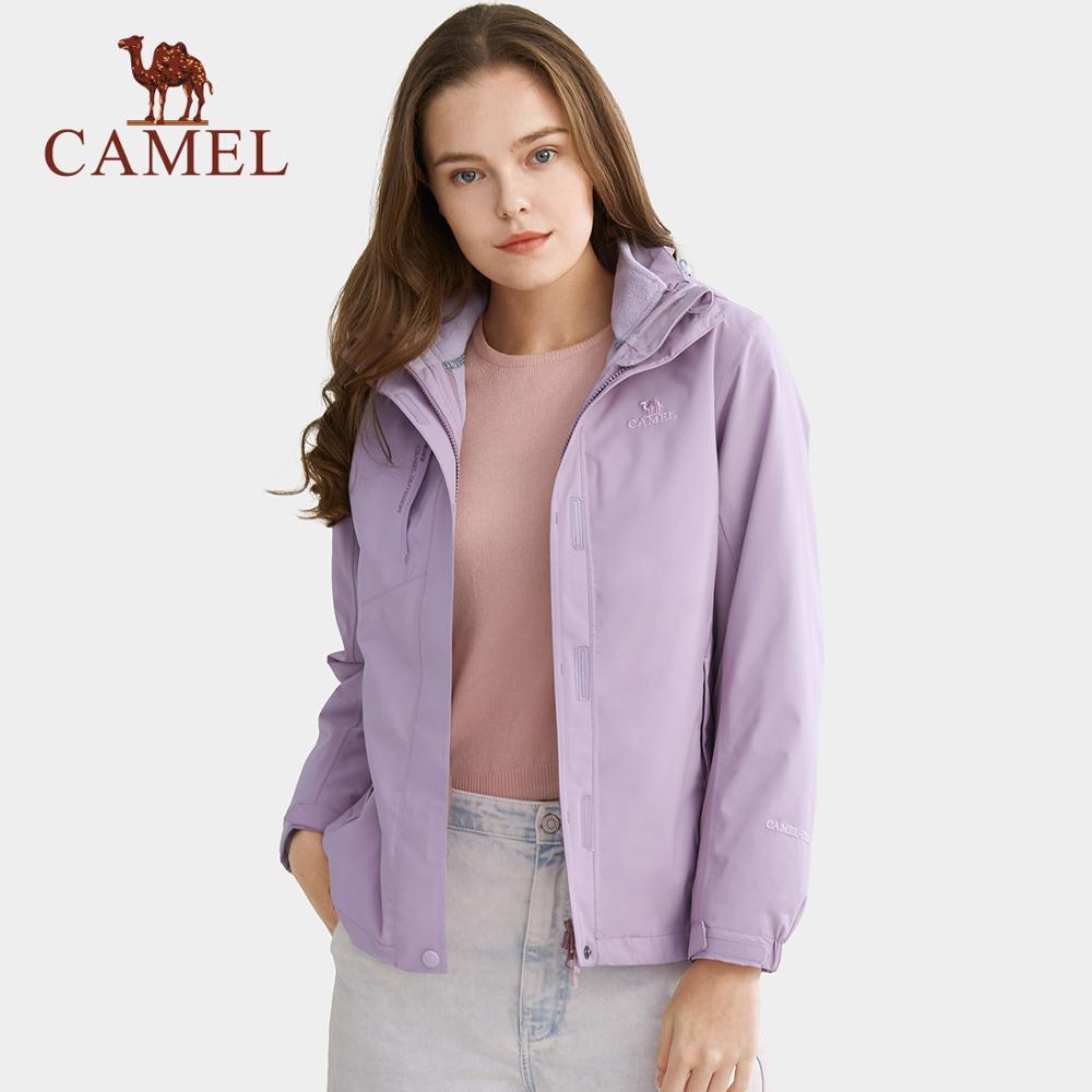 Изображение товара: CAMEL/Мужская и Женская осенне-зимняя модная спортивная куртка, уличная теплая куртка для пешего туризма, съемная теплая флисовая внутренняя куртка для треккинга
