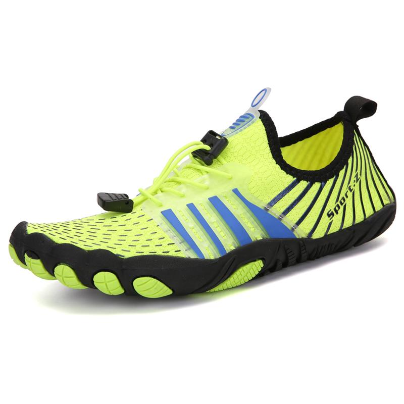 Изображение товара: Новинка 2020, пляжная обувь для плавания и фитнеса, быстросохнущая обувь для восхождения, обувь для йоги, кофе, тренировочная обувь, походная обувь с пятью носками