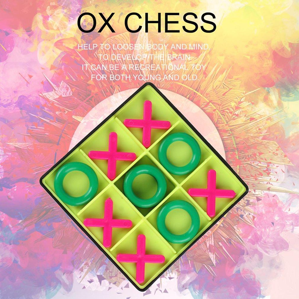 Изображение товара: Игра для досуга с интерактивными шахматами для родителей и детей, шахматы OX, забавные развивающие Интеллектуальные развивающие шахматы, Прямая поставка