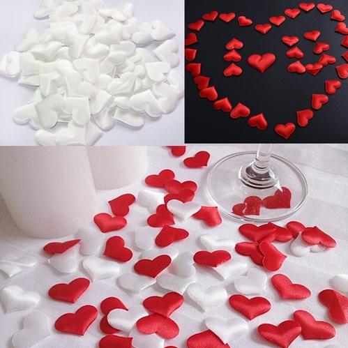 Изображение товара: Лепестки сердца, украшение для свадебного стола, День Святого Валентина, 100, шт./пакет
