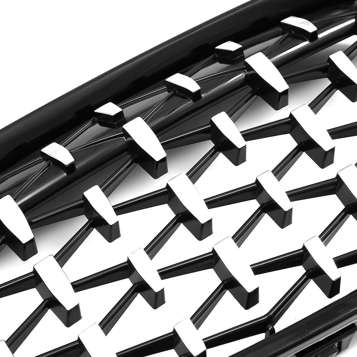 Изображение товара: Пара ABS Алмазный передний бампер решетка Накладка запасные решетки для BMW 1 серии F20 F21 2010-2014 гоночные решетки