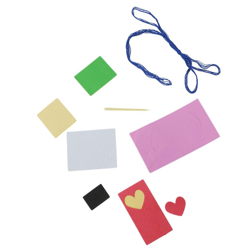 Изображение товара: Сделай Сам ручной работы эва шапка разноцветный вязаный колпачок набор Дети Ремесло обучающая игрушка детская ручная работа обучающая модель