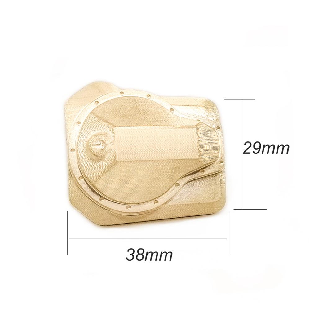 Изображение товара: Обновление латунный мост крышка металлическая ось Корпус Крышка для TRX4 T4 RC автомобиль запасные Запчасти