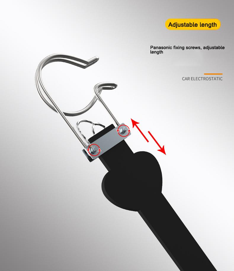 Изображение товара: Автомобильная Антистатическая резиновая заземляющая лента, амортизирующая проводящая полоса, заземляющая проволока для автомобиля, Антистатическая полоска, Статический выпрямитель