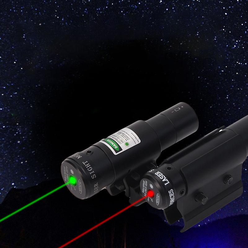 Изображение товара: Перезаряжаемый красный и зеленый лазерный прицел Ar 15 зеленая точка Глок прицел части красный точка прицел Охотничье пневматическое Ружье части пистолет прицел