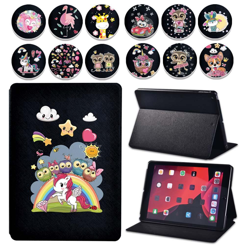 Изображение товара: New Cute Cartoon Tablet Case for Apple Ipad 8 2020 8th Generation 10.2 Inch Tablet Shockproof Protective Case + Stylus