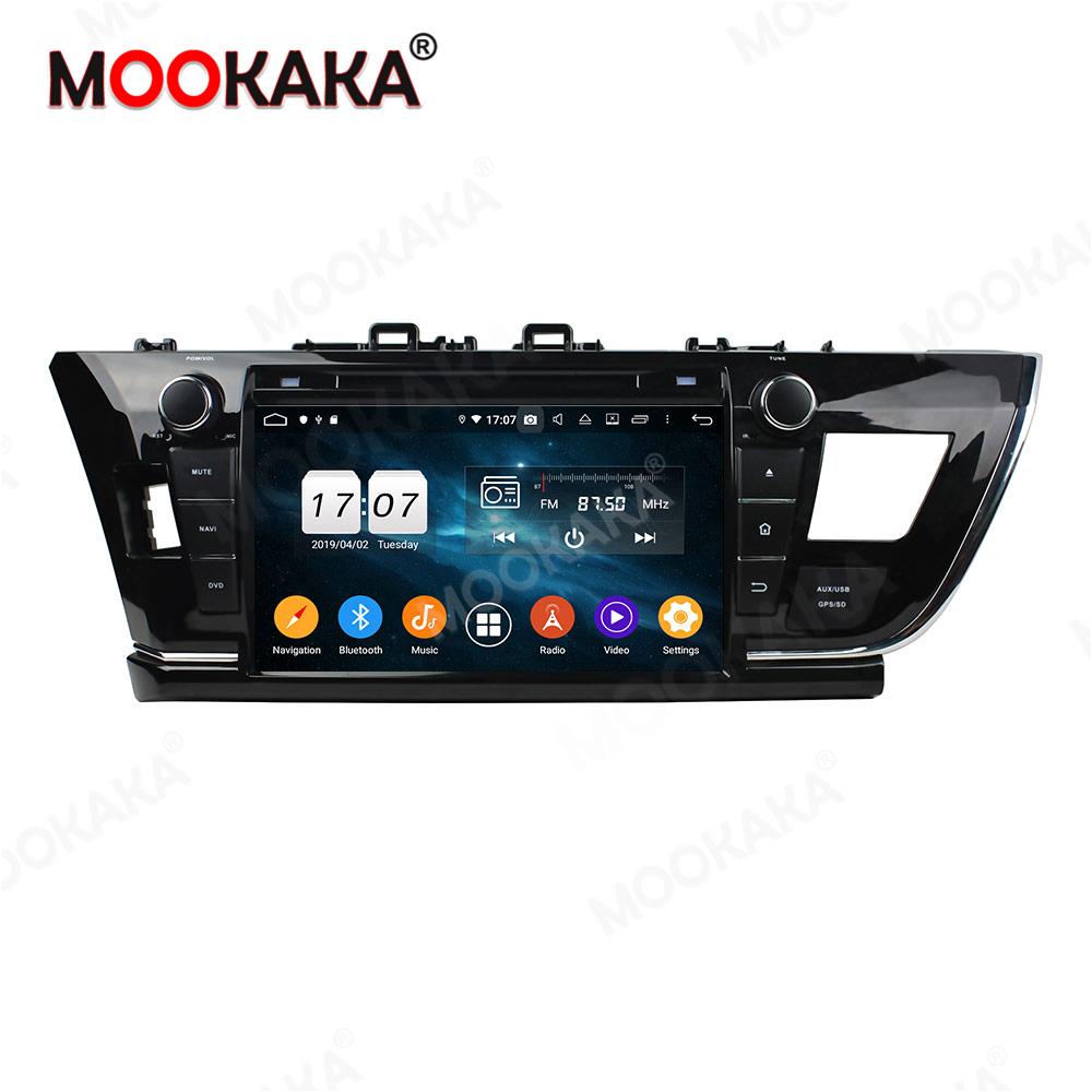 Изображение товара: Автомобильный DVD-плеер на Android 10,0, 4 + 64 ГБ, GPS-навигация, Радио для Toyota Corolla 2014-2016, автомобильный стерео Мультимедийный Плеер, головное устройство DSP