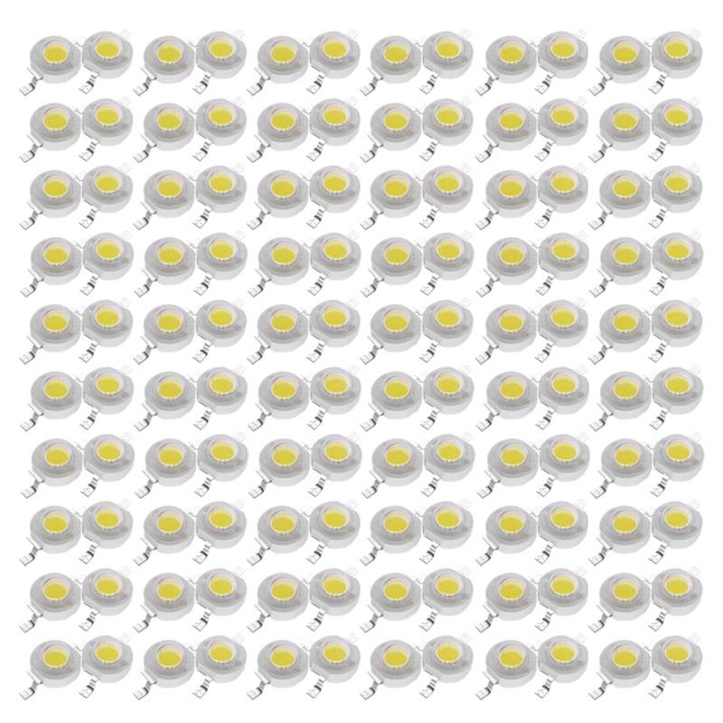 Изображение товара: Светодиодный светильник балки высокой мощности 120 шт. 1 Вт Светодиодный белый светильник бусины 6000 К светильник излучатель диодные компоненты лампы бусины DIY светильник ing