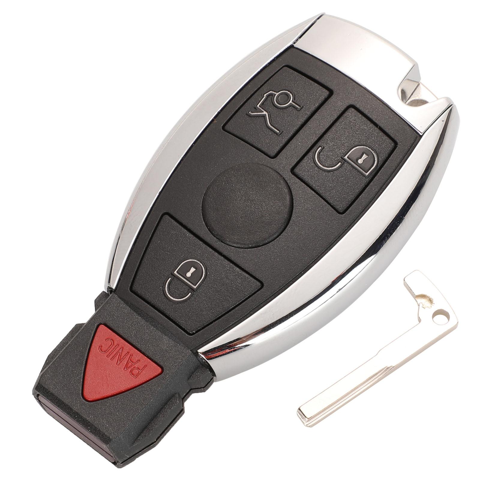 Изображение товара: Kutery 5 шт. 2/3/4 кнопки сменный дистанционный Автомобильный ключ оболочка чехол Брелок для Mercedes Benz E S SL ML SLK CLK без лезвия