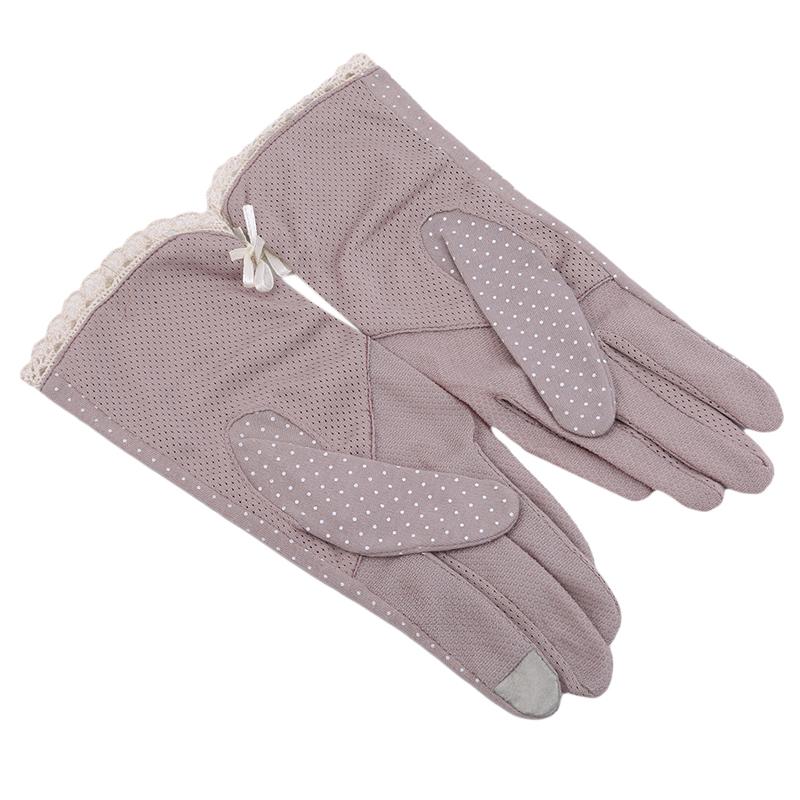Изображение товара: Женские солнцезащитные перчатки, новые модные летние и осенние противоскользящие перчатки для вождения, солнцезащитные перчатки для женщин